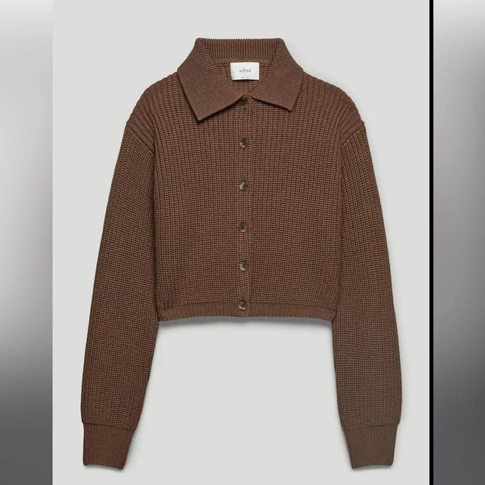 Wilfred Knit cropped cardigan